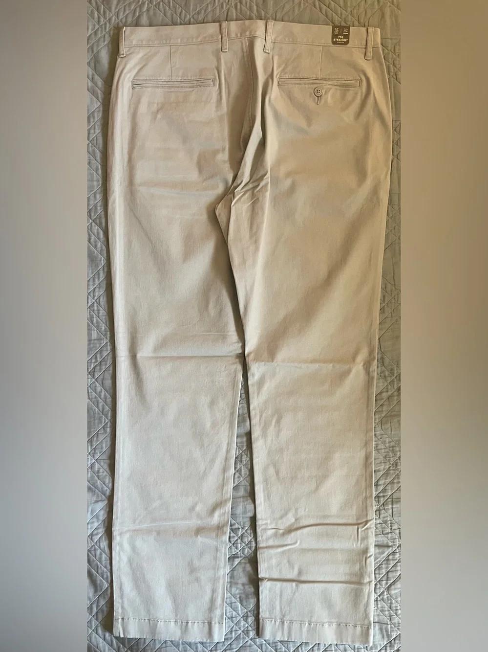 J. Crew 770M Straight-fit stretch chino pant in Jet Gray Size 35 $98 AR886